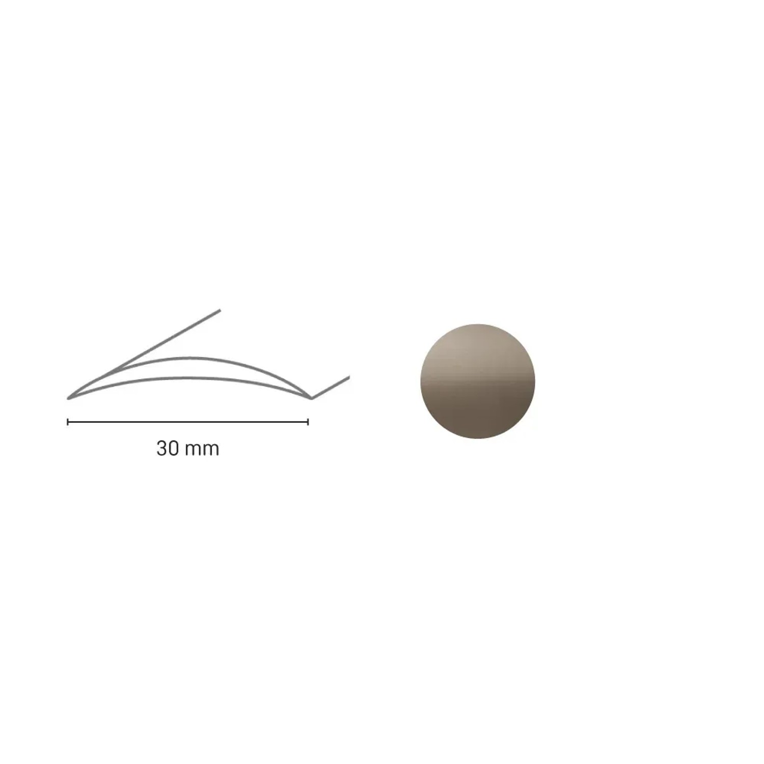 E-shop Döllken Profiles Prechodový profil DP 03 S Samolepiaca 30 x 930 mm, champagne