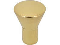 Siro Nábytkový gombík 819 kovový mosadzná farba lesklá priemer 16 mm
