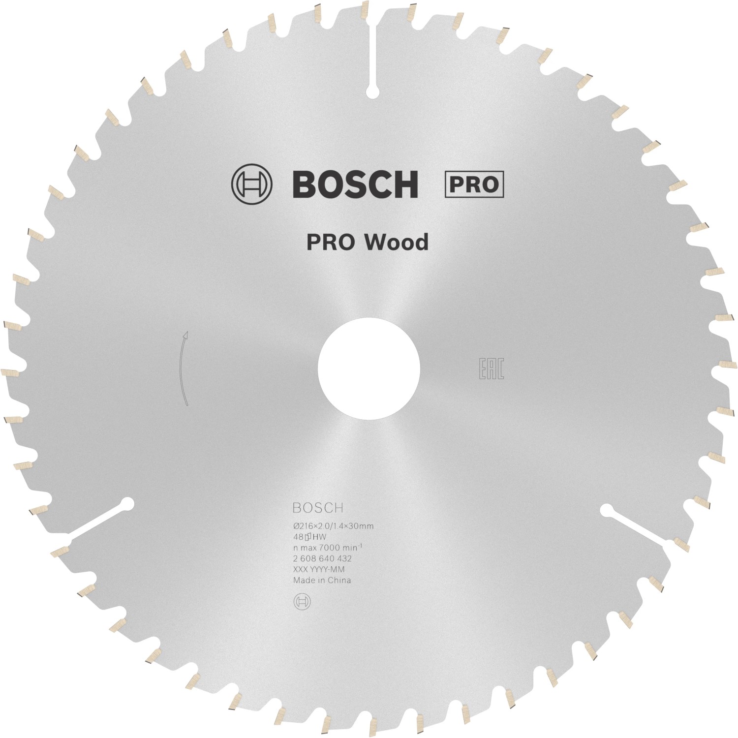 E-shop Bosch Pílový rezný kotúč Optiline Wood, pr. 216 x 30 mm (z48)