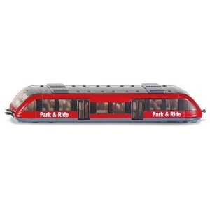 Červený model vlaku "Park & Ride" pre deti, kategória Zábava a hry.