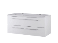 Sanotechnik Spodná kúpeľňová skrinka Fiora biela 120 x 51 x 52 cm