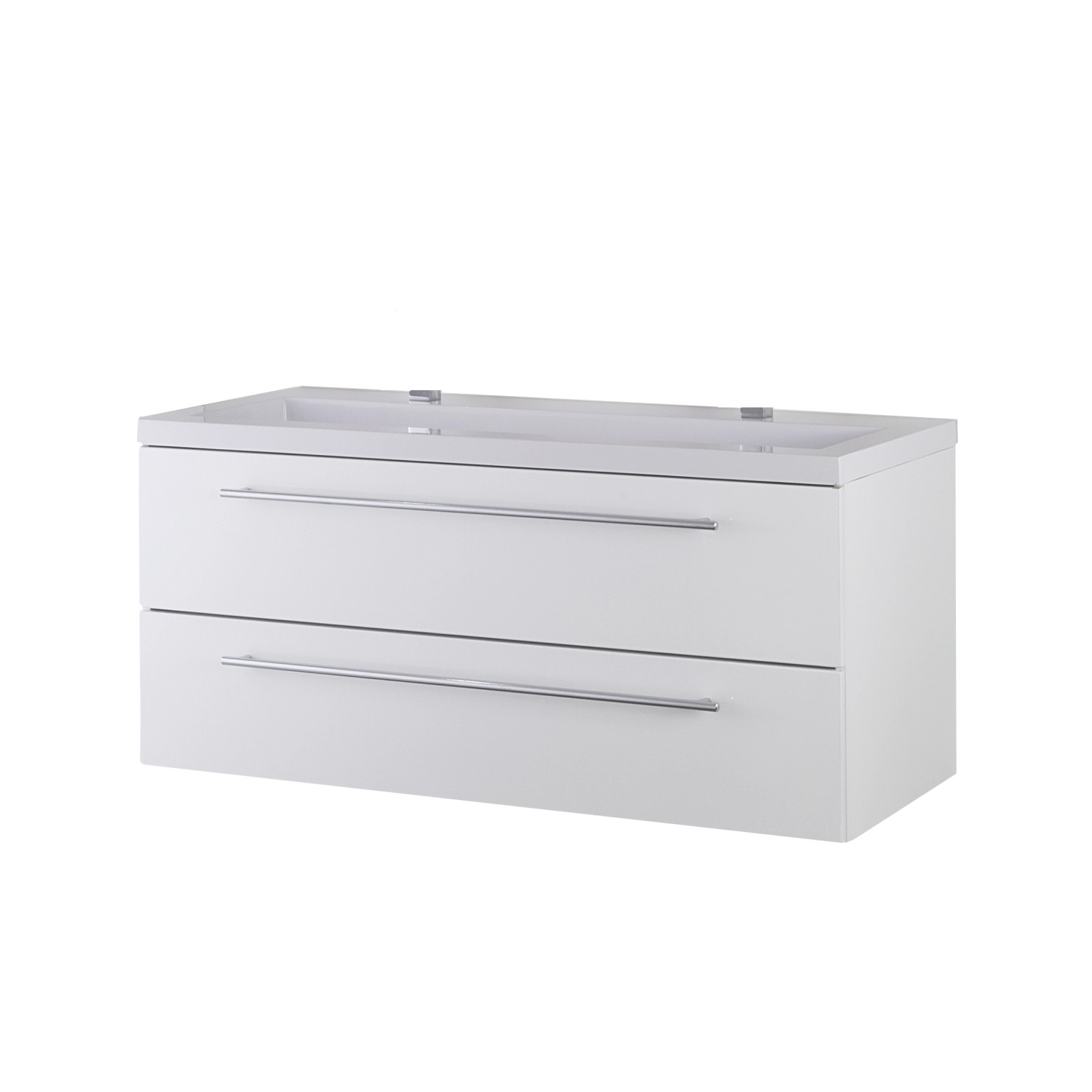 E-shop Sanotechnik Spodná kúpeľňová skrinka Fiora biela 120 x 51 x 52 cm