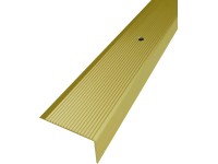 Arcansas Schodová lišta hliníková eloxovaná zlatá 6 x 25 x 1000 mm