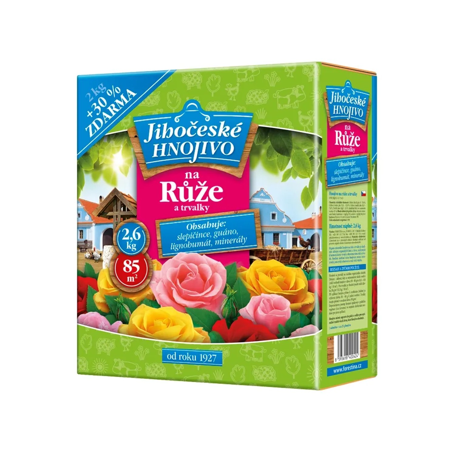 E-shop Jihočeské hnojivo ruže a trvalky 2,6 kg
