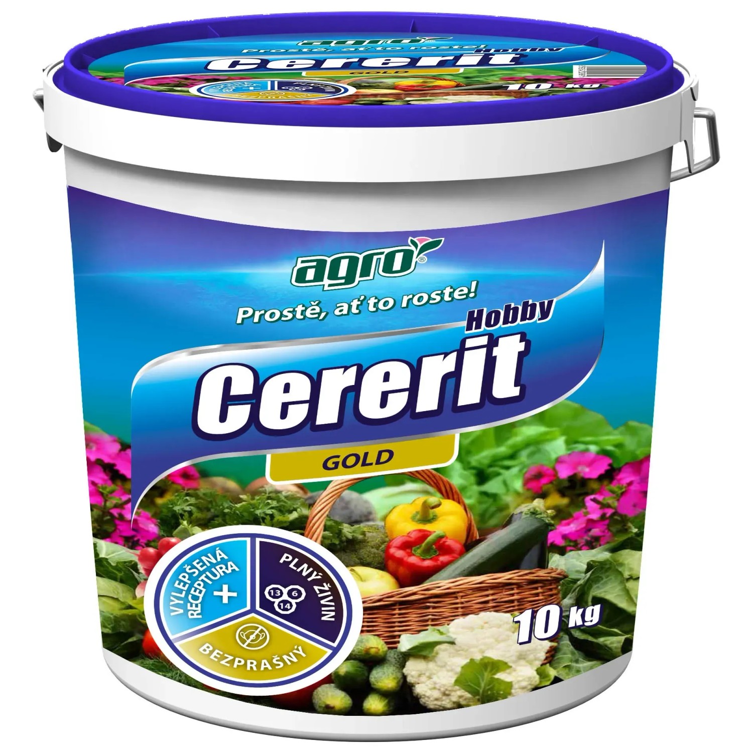 E-shop AGRO Cererit Hobby GOLD Granulované hnojivo 10 kg (vedierko)