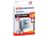 tesa Obojstranné montážne prúžky Powerbond ULTRA STRONG, 9 ks, 6 cm x 2 cm