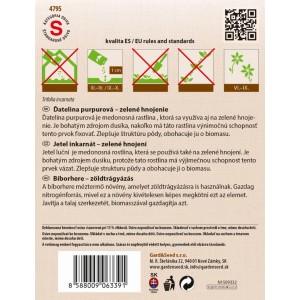 GardenSeed Premium Semienka Ďatelina purpurová - zelené hnojenie