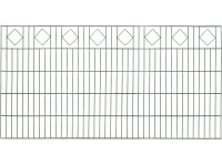 Floraworld Dekoratívny plotový panel, dvoj., kosoštvorec, zelená, 100 x 200 cm Floraworld Dekoratívny plotový panel, dvoj., kosoštvorec, zelená, 100 x 200 cm