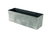 Prosperplast Truhlík Urbi Case Beton Effect svetlo sivý 770 x 235 x 246 mm