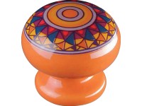 Gombík SP51 porcelán oranžový