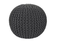 Obsession Sedací vak Cool Pouf 777, antracitová sivá, pr. 40 x 43 cm