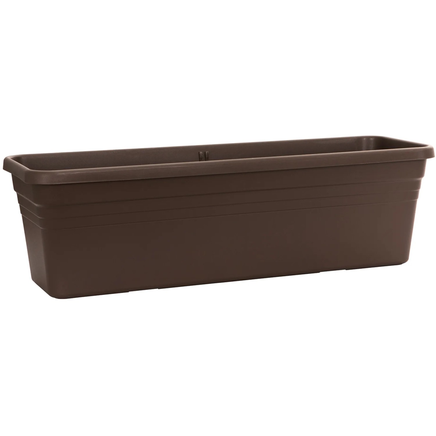 E-shop Ebertsankey Balkónový hrantík so zavlažovacím systémom hnedý 59 x 20 cm