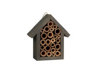 Hmyzí domček drevený, rôzne farby, 1 ks, 10 x 11 x 4 cm