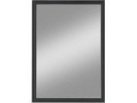 Kristall-Form Zrkadlo v ráme Colorado čierne 50 cm x 70 cm