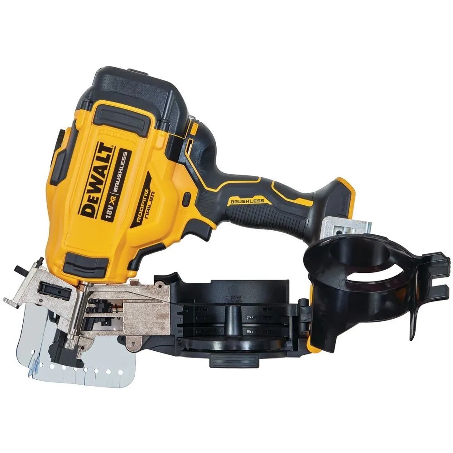 E-shop DeWALT 18V XR Aku pokrývačská klincovačka DCN45RNN-XJ Solo