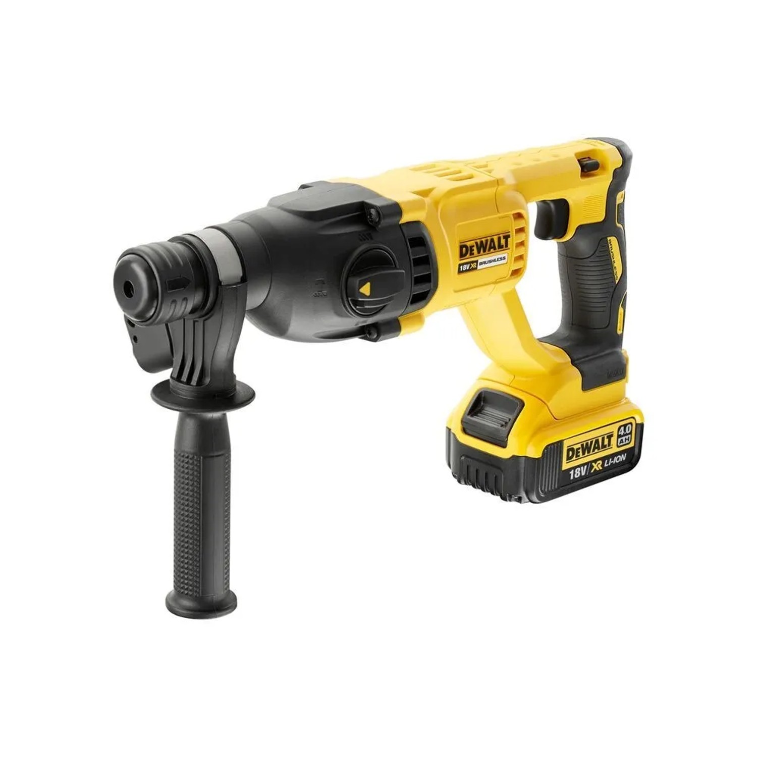 E-shop DeWALT 18V Aku bezuhlíkové kombinov. kladivo SDS-Plus DCH133M1 (1x4,0Ah, kufor)