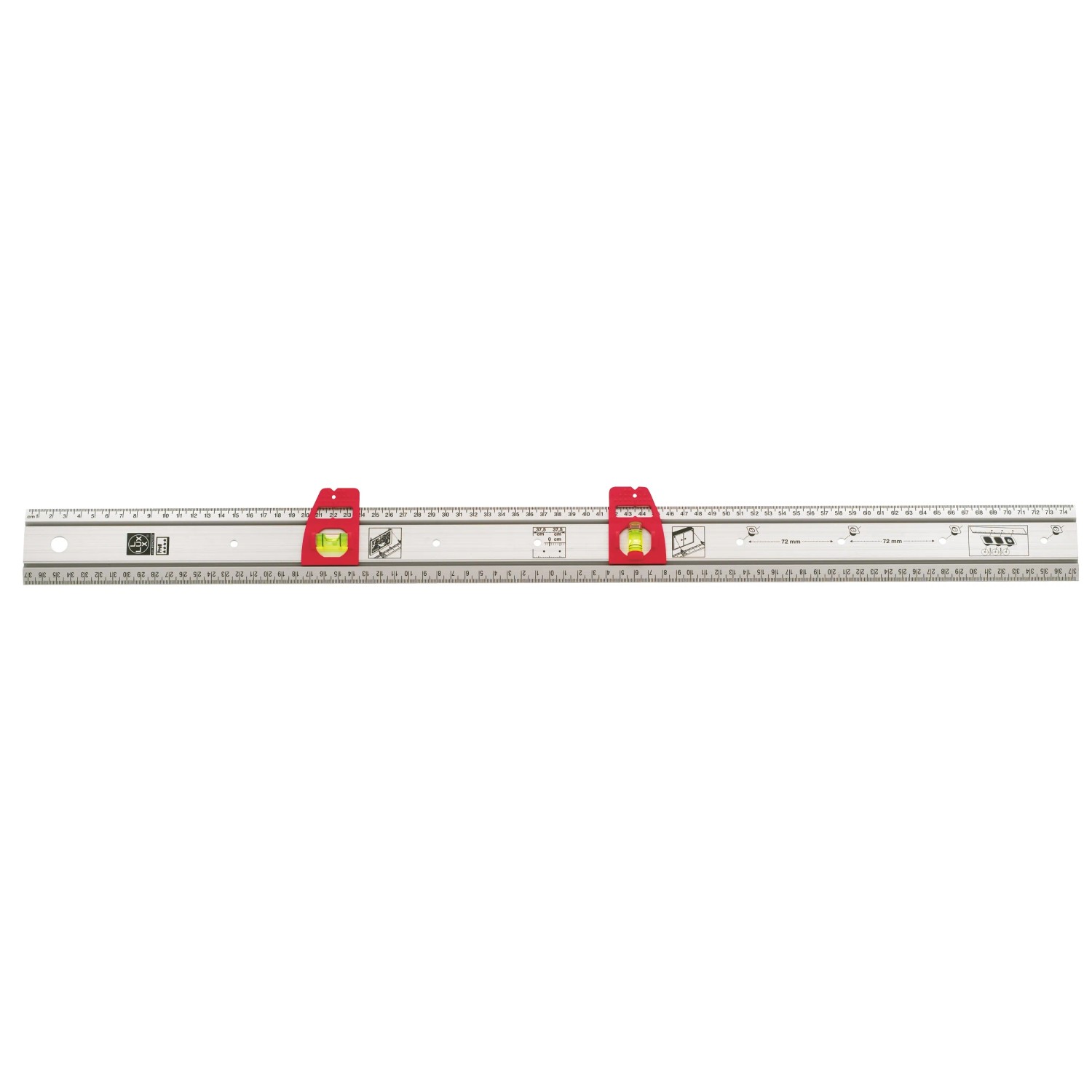 E-shop LUX-TOOLS Pravítko pre zavesenie obrazov a označenie 75 cm Comfort