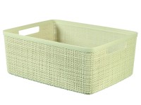 Curver Košík Jute M béžový, 36 x 28 x 15 cm