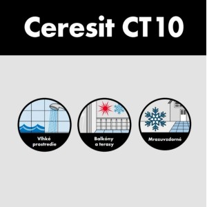 Ceresit Silikónová impregnácia pre škáry a dlažbu CT 10 1 l