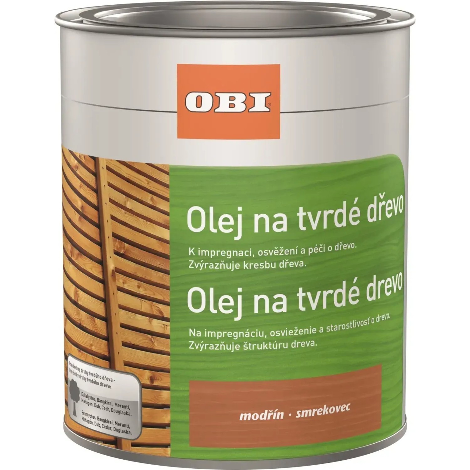 E-shop OBI Olej na tvrdé drevo, smrekovec, 750 ml