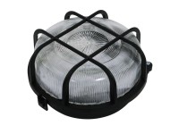 Lena-lighting Stropné/nástenné svietidlo guľaté čierne pr. 210 mm