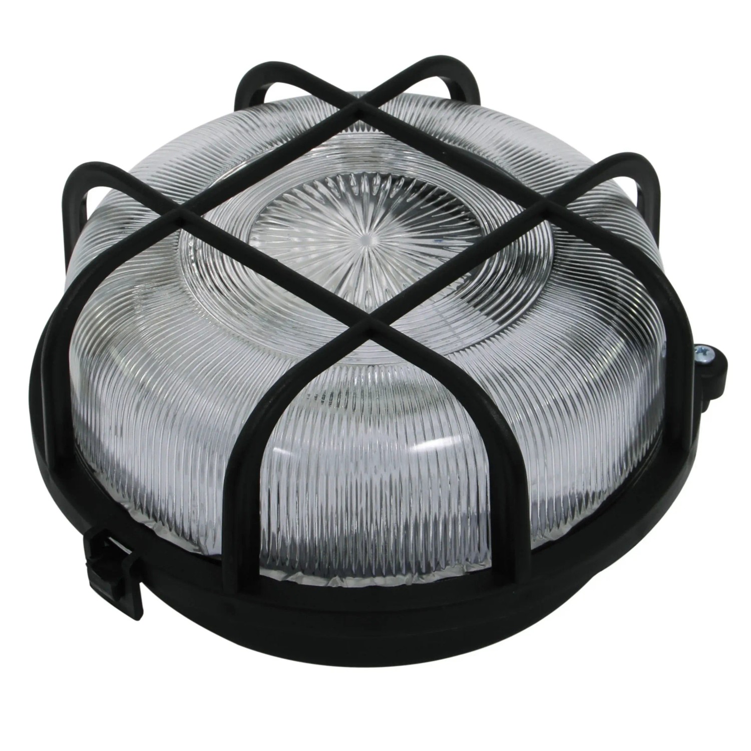 E-shop Lena-lighting Stropné/nástenné svietidlo guľaté čierne pr. 210 mm