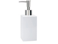 Spirella Dávkovač mydla Quadro porcelán biely