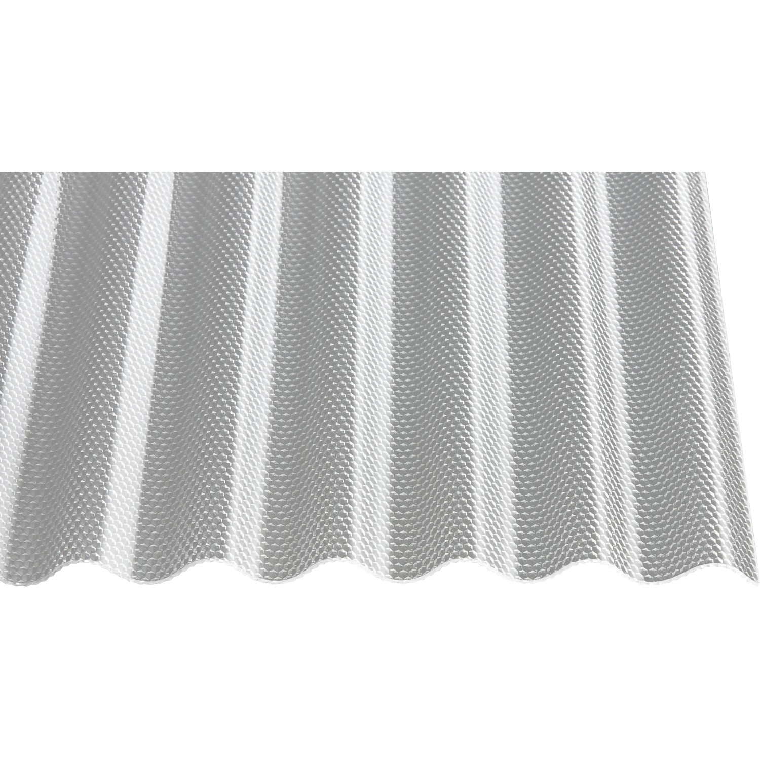 E-shop Akrylová profilová doska sínus 76/18, 200 x 104,5 cm priehľadný plast