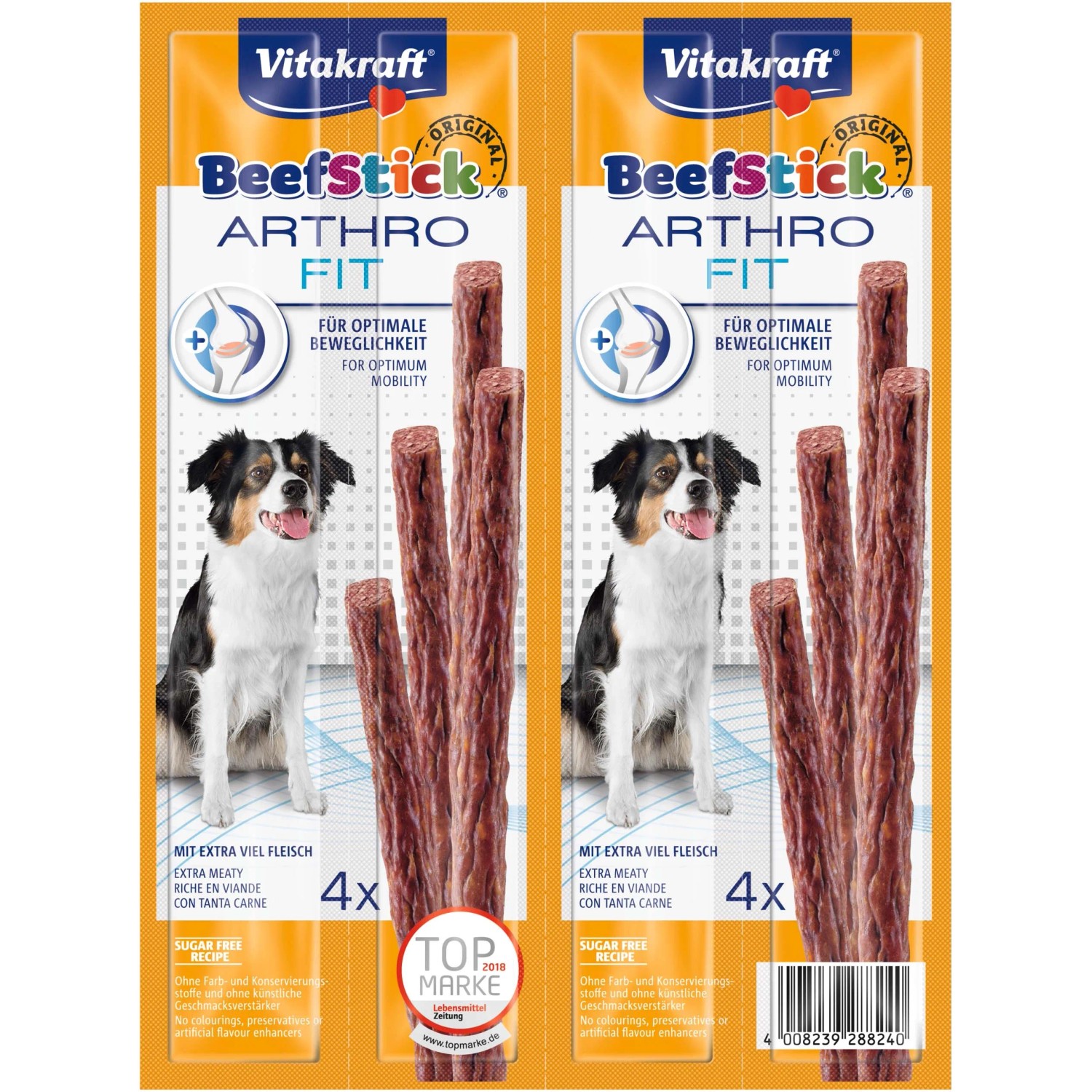 E-shop Vitakraft Pochúťka pre psov Beef Stick Arthro Fit 4 ks