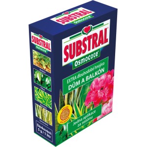 Balenie hnojiva na kvety Substral Osmocote pre dom a balkón.