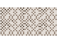 PVC obkladový panel Mosaic Brown 0,35 mm, 96,4 x 48,4 cm