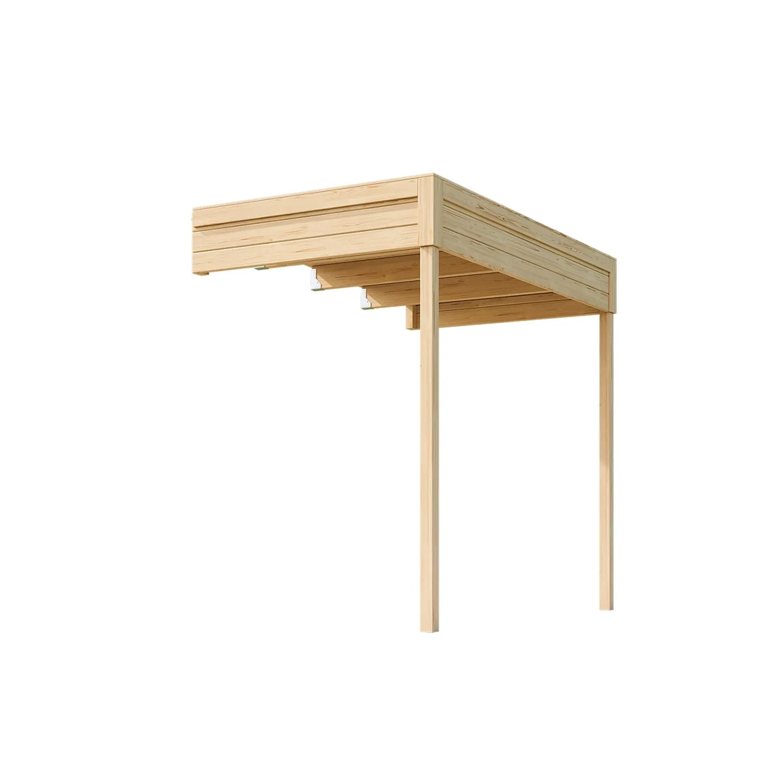 E-shop Weka Prístavba 1 pre drevený záhradný domček Batu 2, prírodná, 150 x 250 cm