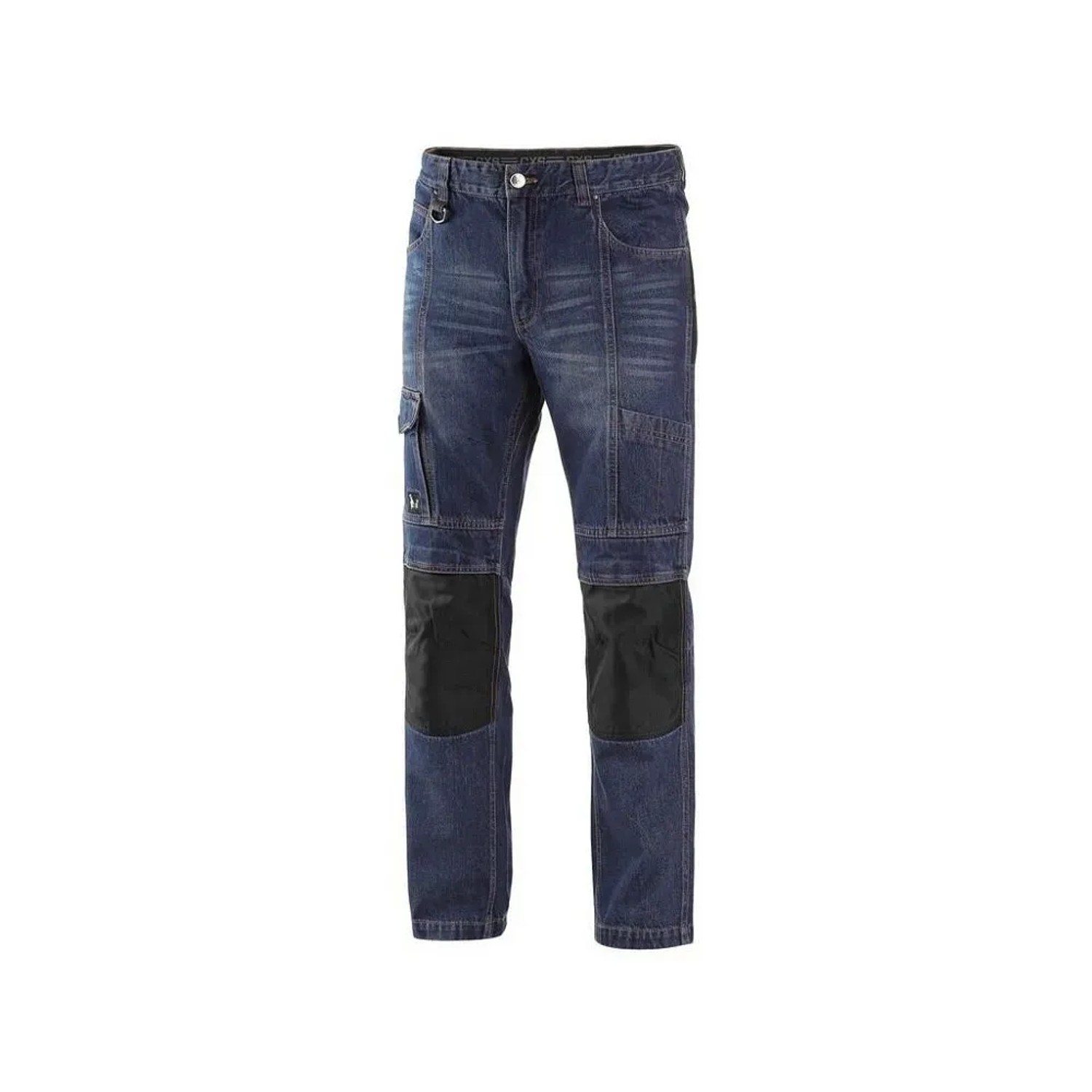 E-shop CXS Nohavice pánske jeans NIMES I modro-čierne, veľ. 48
