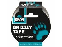 BISON Lepiaca páska GRIZZLY TAPE, čierna, 10 m
