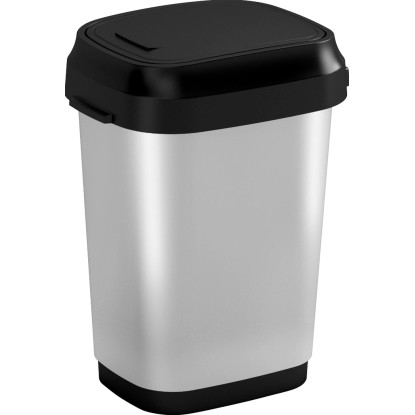 Kôš na odpadky Dual Swing, oceľový, 10 l