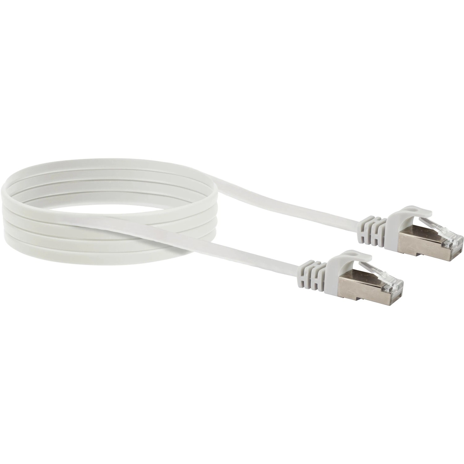 E-shop Schwaiger Sieťový plochý kábel CAT 6 U/FTP konektor RJ45 10 m