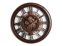 SPLENDID Nástenné hodiny AIDEN, hnedá, pr. 60 x 8,5 cm