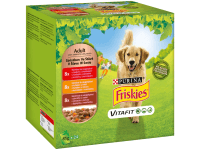 Purina Kapsičky pre psov Friskies Adult hovädzie, kura, jahňacie v šťave 24x85 g