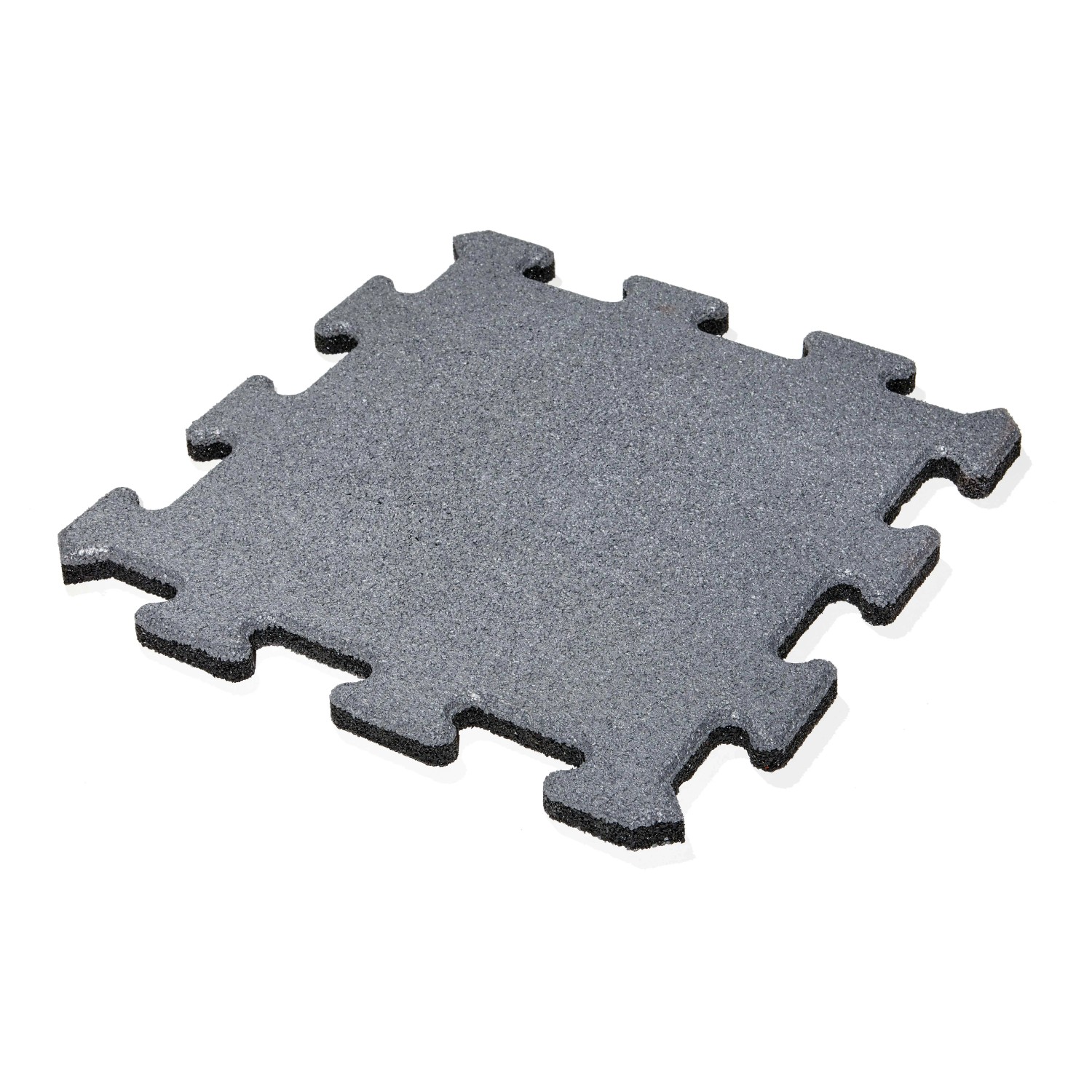 E-shop MAX3 Gumová dlažba PUZZLE sivá 500 x 500 x 25 mm
