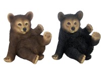 Dekoratívna figúrka Sediaci medveď, rôzne druhy, 1 ks, 15 cm