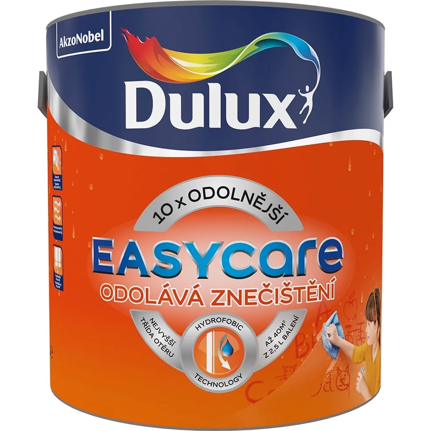E-shop Dulux Interiérová emulzná farba EasyCare alabaster 2,5 l