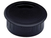 Hettich Káblová priechodka priemer 60 mm plast čierna