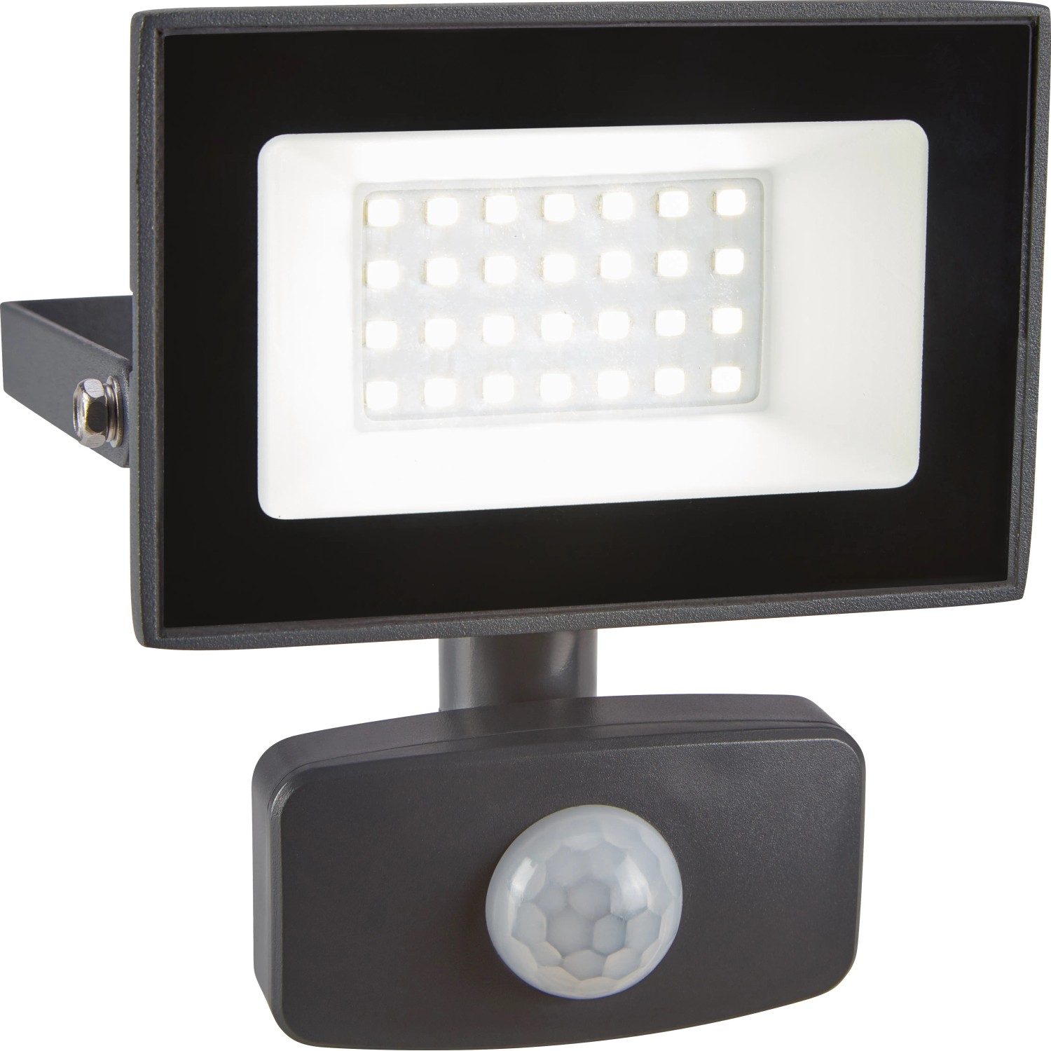E-shop BWO LED reflektor 20 W 1800 lm 5000 K IP44 sivý 12,5 x 10 x 5 cm s detekt.pohybu