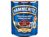 Hammerite Priamo na hrdzu farba na železné kovy hladká červenohnedá 0,7 l