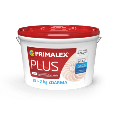 PRIMALEX Vnútorný maliarsky náter Plus biely 15+2 kg
