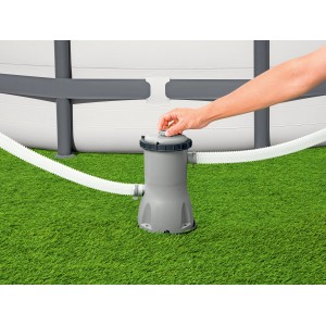 Filtračné čerpadlo Bestway Pool 800 gal v prevádzke, kartušový filter pre bazény od 1100-17400 l.