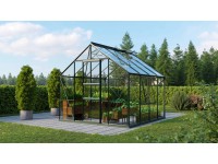 Vitavia Skleník Meridian 1 6700 ESG 3 mm zelený práškovo lakovaný 257 x 258 cm