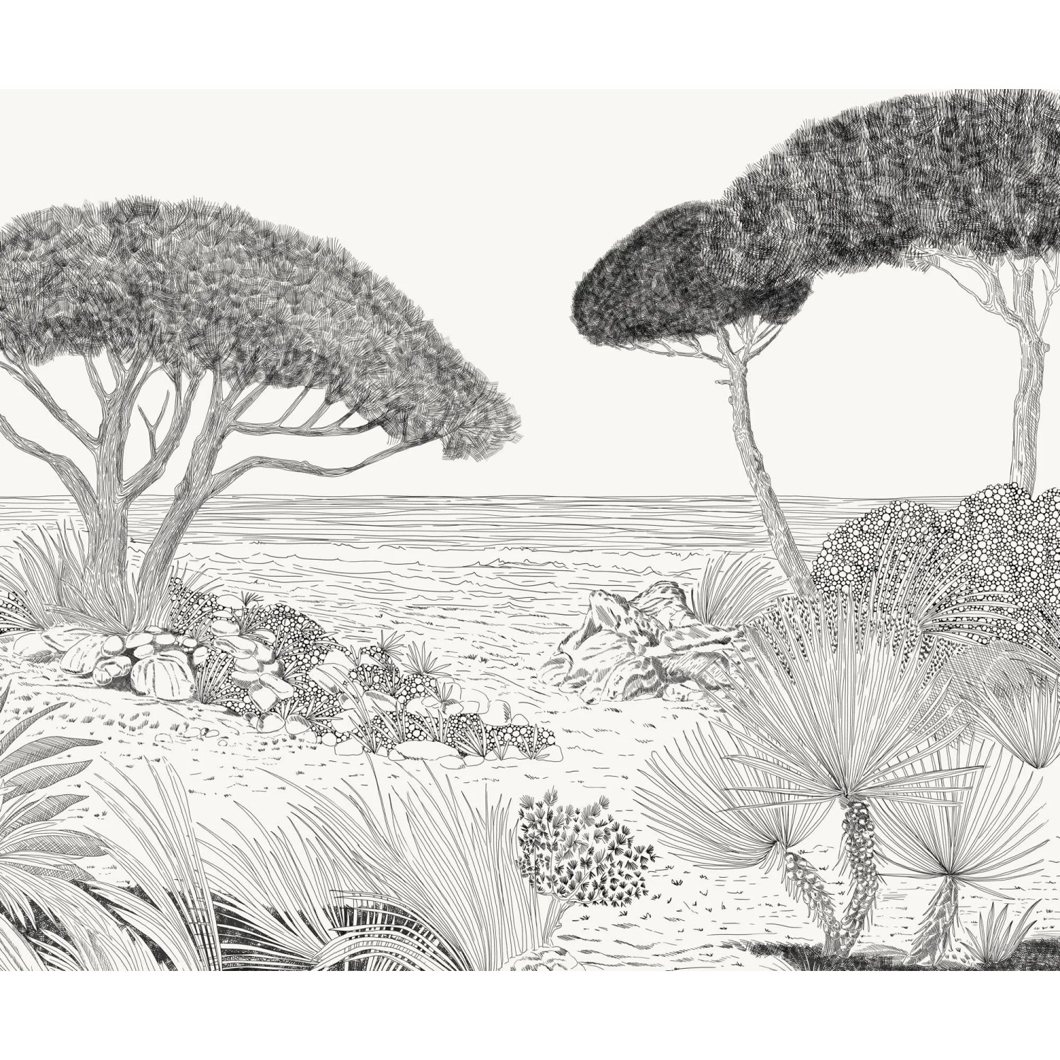 E-shop Komar Vliesová fototapeta Shoreline 250 x 300 cm