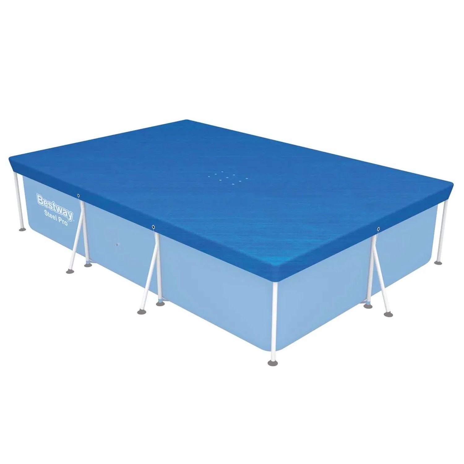 E-shop Bestway Krycia plachta na bazén Flowclear, modrá, 304 x 205 cm