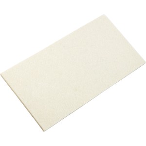 Obdĺžnikový klzák na parkety 100x200 mm z vlnenej plsti pre nábytok a citlivé podlahy.